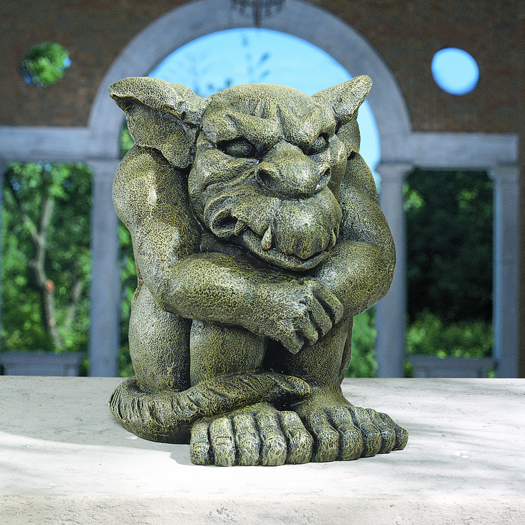 Light up gargoyle statue sold